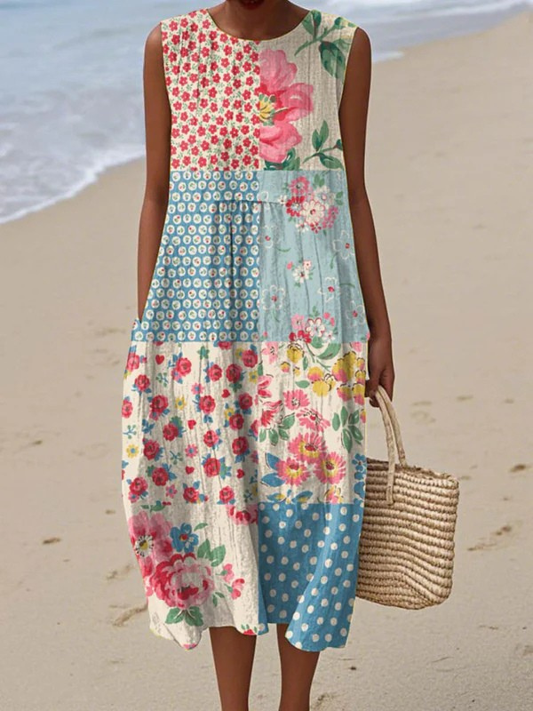 Lilla | Laza Midi Ruha